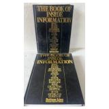 Pair of THE BOOK OF INSIDE INFORMATION HARDCOVER
