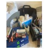 Office Supplies Paper, Binders, Laptop Case,