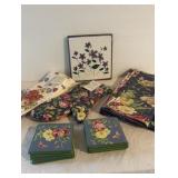 WAVERLY GSRDEN ROOM DISH TOWELS, OVEN MIT,