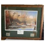 Framed Limited Issue 1272/5000 PEACEFUL POND from
