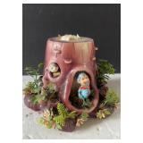 Middle Earth Candle House 8" W x 6" H