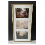 Victorian Home Framed Brush Brass Finish with