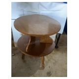 Colonial Early American 25" Round Tiered Accent