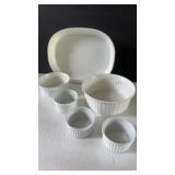 Corningware French White Casserole Dishes,