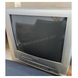 Vintage Magnavox CRT television with a built-in