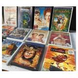 DVD MOVIES including THE LION KING, PRINCESS