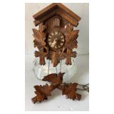 CUCKCOO  CLOCK WOOD 8" x 5.5" x 4"