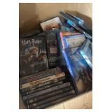 Box full of empty DVD CASES