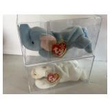 TY BEANIE BABIES FLEECE AND PEANUT Circa 1995