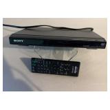 SONY DVD PLAYER WITH REMOTE CD/DVD PLAYER, DVP