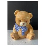 Cookie Jar Teddy Bear Ceramic 10.5" H x 9" W