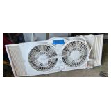 Window Fan Twin Fans 3 Speed Electric