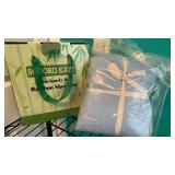 TWIN BAMBOO SHEET SET SONORO KATE NEW IN BOX BLUE