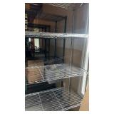 Chrome Finish Pantry 5 Shelf Storage 18" x 48" x