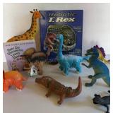 DINOSAUR Reptile Themed  LOT with. Giraffe