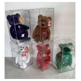 TY BEANIE BABIES PRINCESS BEAR, BRITISH BEAR,