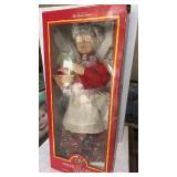 Vintage Animated and Illuminated Christmas Figure