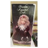 Porcelain Animated Doll CHARISE in original Box