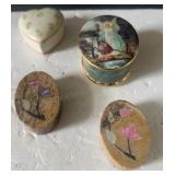 Music Box,  Stone Trinket Candle Boxes, Heart