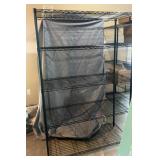 Black Wire Pantry Shelves 5 Shelves 18? D x 72?