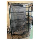 Black Wire Pantry Shelves 5 Shelves 18" D x 72" H
