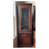 THOMASVILLE LIGHTED CHERRY CABINET DISPLAY