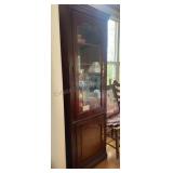 THOMASVILLE LIGHTED CHERRY CABINET DISPLAY