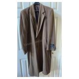 CASHMERE BLEND COAT MENS STRATHMORE WOVEN IN