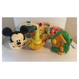 Vintage Toddler Toys, Mickey Mouse Tape Recorder