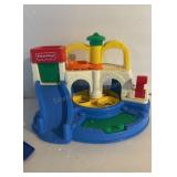vintage Fisher-Price Roll-a-Round Action Town