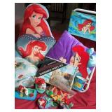 DISNEY ARIEL BED PILLOW TWIN SHEET SET CHAIR