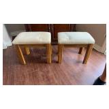 Pair of BERNHARDT FURNITURE CO Stools,