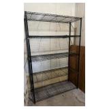 Pantry Shelving Black Finish 4 Shelves