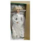 Porcelain Snow Queen 24" Tall Doll