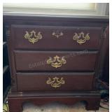 Wood Nightstand, Finish on Top is Damaged,