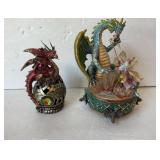 Classic Treasures Musical Merlin & Dragon