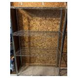 4 Shelf Wire Shelf Chrome, BRING HELP TO REMOVE