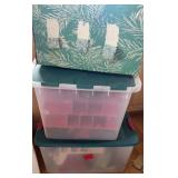 Christmas Storage Bins, Bulb Ornament Storage