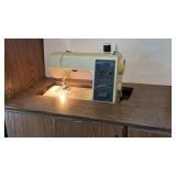 Sewing Machine KENMORE 24 Stitch in Cabinet with