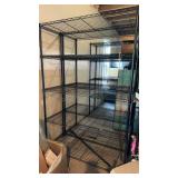 Black Wire Pantry Shelves 5 Shelves 18? D x 72?