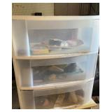 3 Wheeled Drawer Storage 14.4" x 22" x 25" H with
