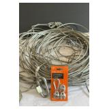 Stainless Steel Wire Cable Rope with Clamp Set