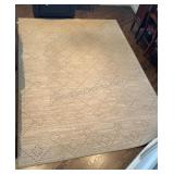 Hampton Bay Beige Area Rug  6ftx9ft