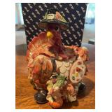 Fitz & Floyd Turkey Cookie Jar Small Chip