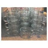 Clear Glass Soup Bowls / Mugs USA (16)
