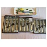 EME Flatware,  Fitz and Floyd Veggie Knives