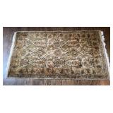 Floral and Vine Oriental Rug 34.5x62