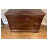 Solid wood chest 20.25x46.5x30.75 inches tall