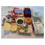 Group of Aprons, cookie cutters & much more