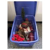 Tote of Christmas Decor
